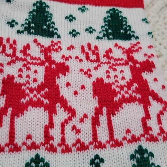 Winter and Tree Christmas Stocking - Picture 3 of 5